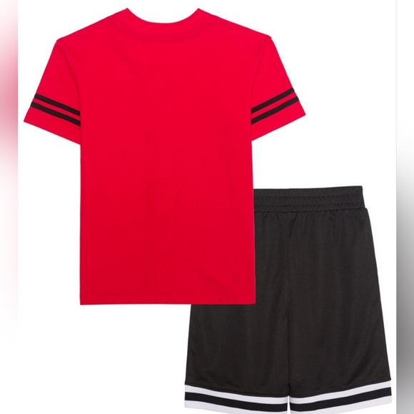 Spiderman #62 Button Up Baseball Jersey/Short Set Boys Large NWT - Picture 2 of 10